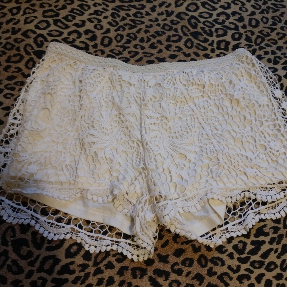 Lace shorts
